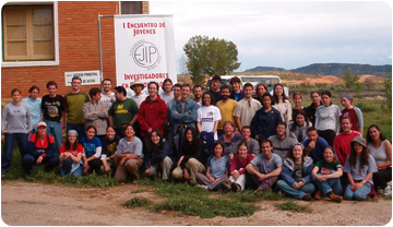 Imatge de grup del primer EJIP, celebrat a Ariño (Teruel) ara fa 10 anys.