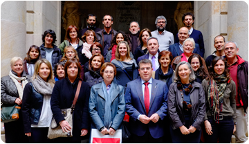 Representants de les entitats guardonades enguany (Consorci Turisme Vallès Occidental)