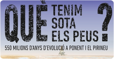 Poster de l&#039;exposició &quot;Què tenim sota els peus?&quot;