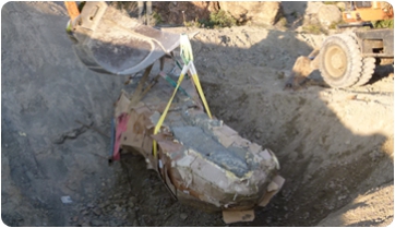 L’ICP participa en l’extracció d’un coll de dinosaure sencer de més de cinc metres de llarg