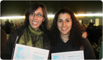 Dos voluntarias del ICP reciben el reconocimiento de la ciudad de Sabadell